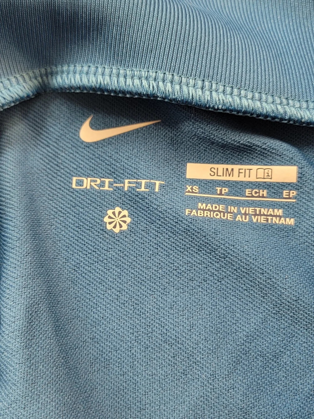 Nike Men’s Dri-FIT Slim Fit Top — Blue